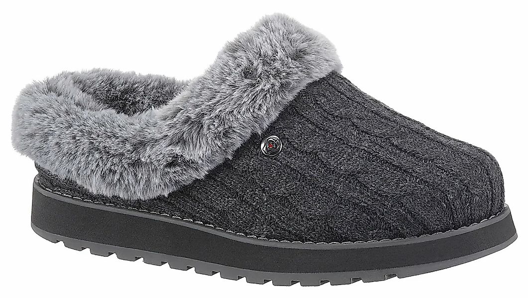 Skechers Pantoffel "KEEPSAKES - ICE ANGEL", Hausschuh in Strick-Optik günstig online kaufen