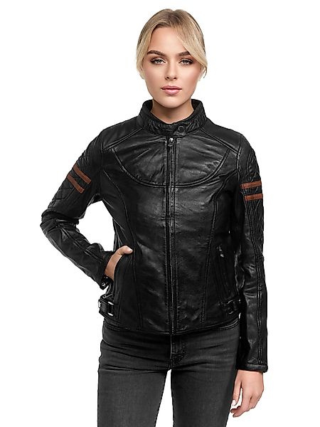 Tazzio Lederjacke F513 außergewöhnliches Design & günstig online kaufen