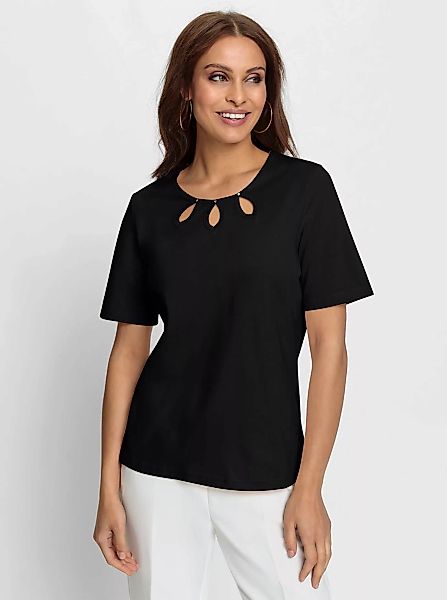 Lady Rundhalsshirt "Rundhals-Shirt", (1 tlg.) günstig online kaufen