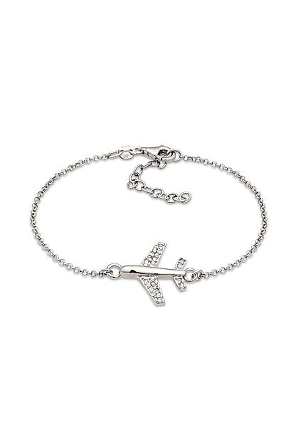 Elli Armband Flugzeug mit Glas Kristalle günstig online kaufen