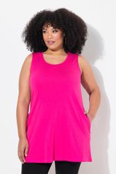 Ulla Popken Longtop Top A-Linie Rundhalsausschnitt günstig online kaufen