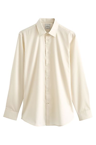 Next Langarmhemd Pflegeleichtes Slim Fit Hemd günstig online kaufen