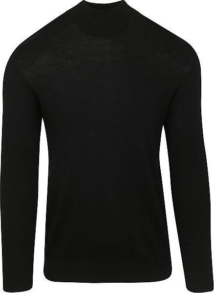 Profuomo Turtleneck Merino Pullover Schwarz - Größe M günstig online kaufen