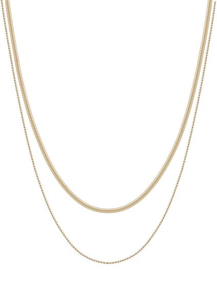 Hey Happiness Edelstahlkette Damen Layer mehrschichtig, günstig online kaufen