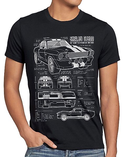 style3 T-Shirt GT500 Eleanor mustang muscle günstig online kaufen