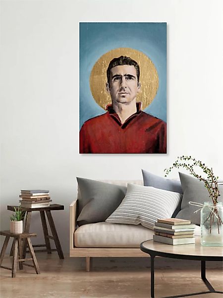 Poster / Leinwandbild - Eric Cantona günstig online kaufen