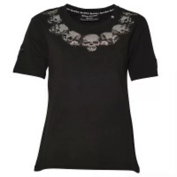 Damen T-Shirt - Silver Skull - black günstig online kaufen