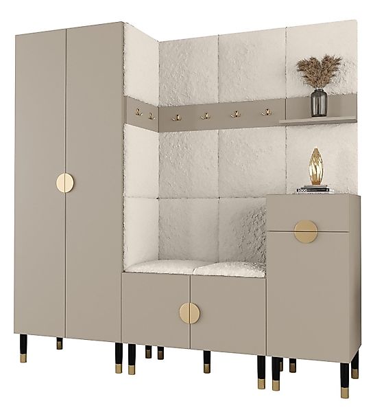 ABIKS MÖBEL Kompaktgarderobe PALERMO Set 1 günstig online kaufen