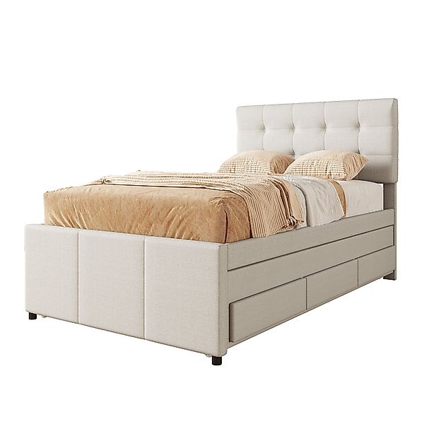 OKWISH Polsterbett Doppelbett, Familienbett, Ehebett, ausziehbares günstig online kaufen