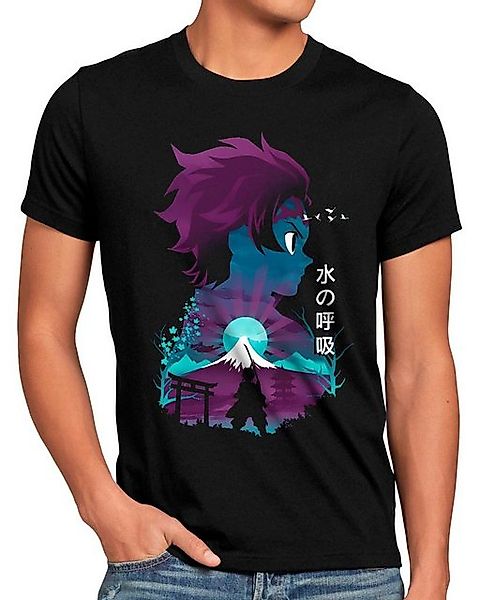 style3 T-Shirt Kamado Night demon slayer anime japan manga cosplay günstig online kaufen