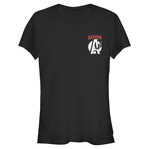 Marvel - Avengers - Black Widow Widow Badge - Frauen T-Shirt günstig online kaufen