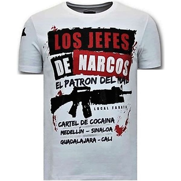 Lf  T-Shirt Los Jefes Die Narcos White günstig online kaufen