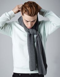 Beechfield® Strickschal gerippter Herren Schal / günstig online kaufen