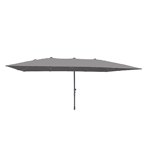 Leco Marktschirm 270 cm x  460 cm Anthrazit mit Kurbelmechanik günstig online kaufen
