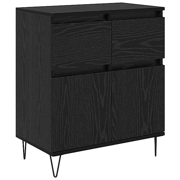 vidaXL Sideboard mit Schubladen Schwarz Eichen-Optik 60 x 35 x 70 cm 881734 günstig online kaufen