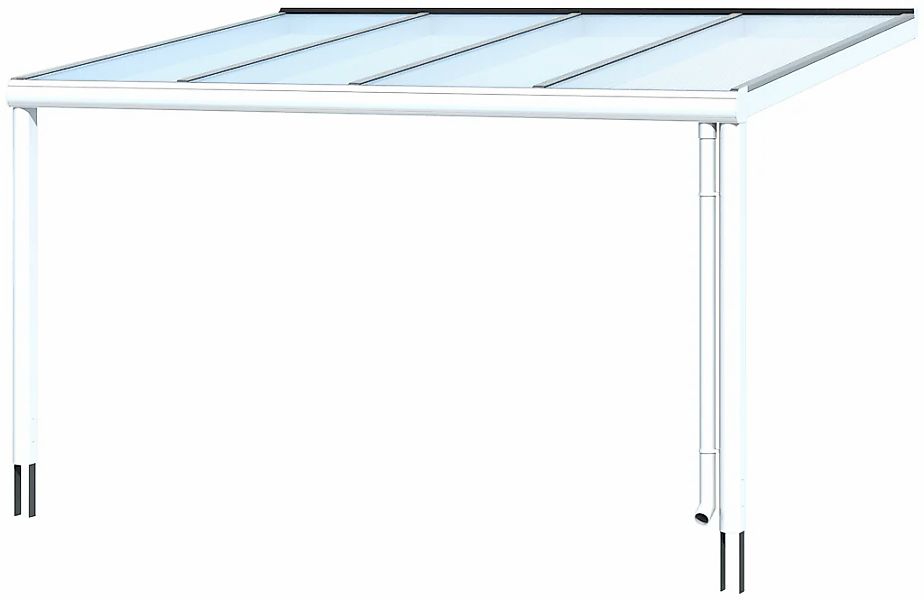 Skanholz Terrassendach "Genua" 434 cm Breite, verschiedene Tiefe günstig online kaufen