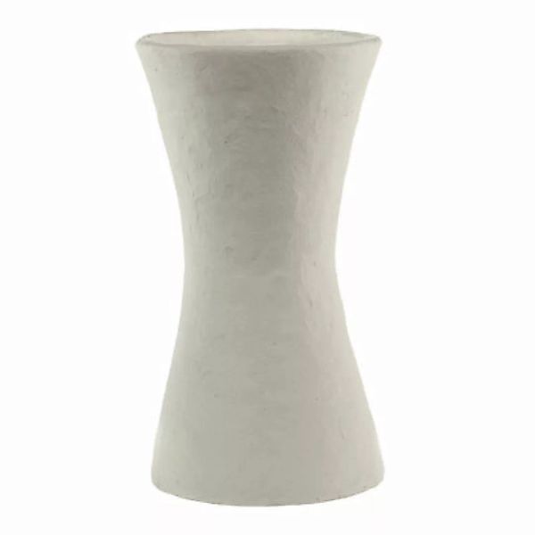 Vase Earth papierfaser weiß / Ø 26 x H 47 cm - Recyceltes Pappmaché - Serax günstig online kaufen