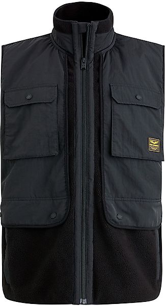 PME Legend Fleece-Bodywarmer Schwarz - Größe 3XL günstig online kaufen