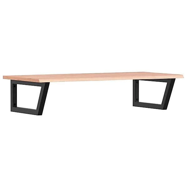 vidaXL Waschtischplatte mit Halterung Stahl und Massivholz Eiche 3302615 günstig online kaufen