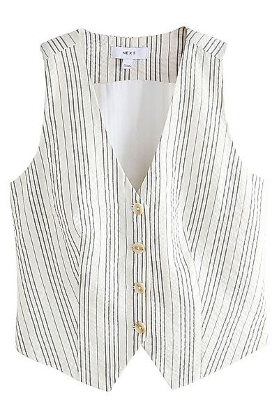 Next Anzugweste Gestreifte, strukturierte Weste (1-tlg) günstig online kaufen