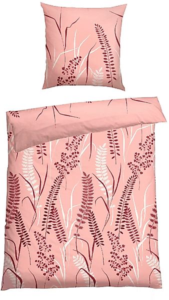 Schiesser Bettwäsche "Annic aus weicher Baumwolle in floralem Dessin" 2 Stk günstig online kaufen