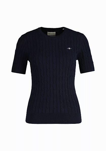 Gant T-Shirt "T-Shirt STRETCH COTTON CABLE C-NECK 1er Pack" günstig online kaufen