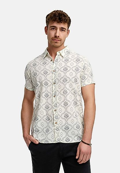 Indicode Kurzarmhemd Herren INCotta Herrenhemd Kurzarm Kurzarm-Hemd mit dek günstig online kaufen