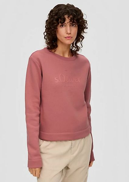 s.Oliver Sweatshirt Sweatshirt mit Logo-Print günstig online kaufen