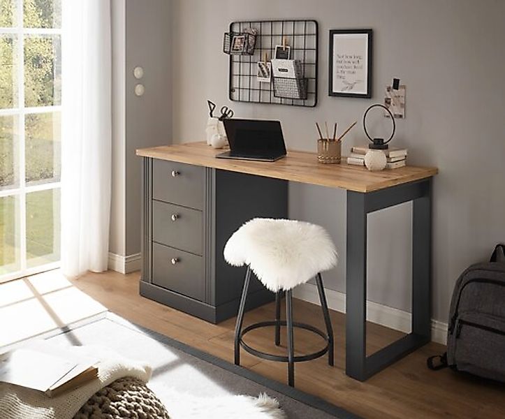 Home affaire Schreibtisch »WESTMINSTER« im romantischen Landhausstil, Breit günstig online kaufen