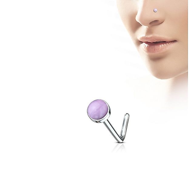 Order & Smile Schmuck Nasenpiercing Nasenpiercing Nasenstecker mit Stein günstig online kaufen