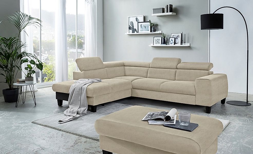 COTTA Polstergarnitur "Morven L-Form", (Set), Set bestehend aus: Ecksofa mi günstig online kaufen