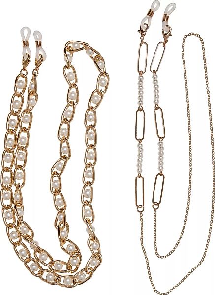 URBAN CLASSICS Schmuckset "Accessoires Multifunctional Chain With Pearls 2- günstig online kaufen