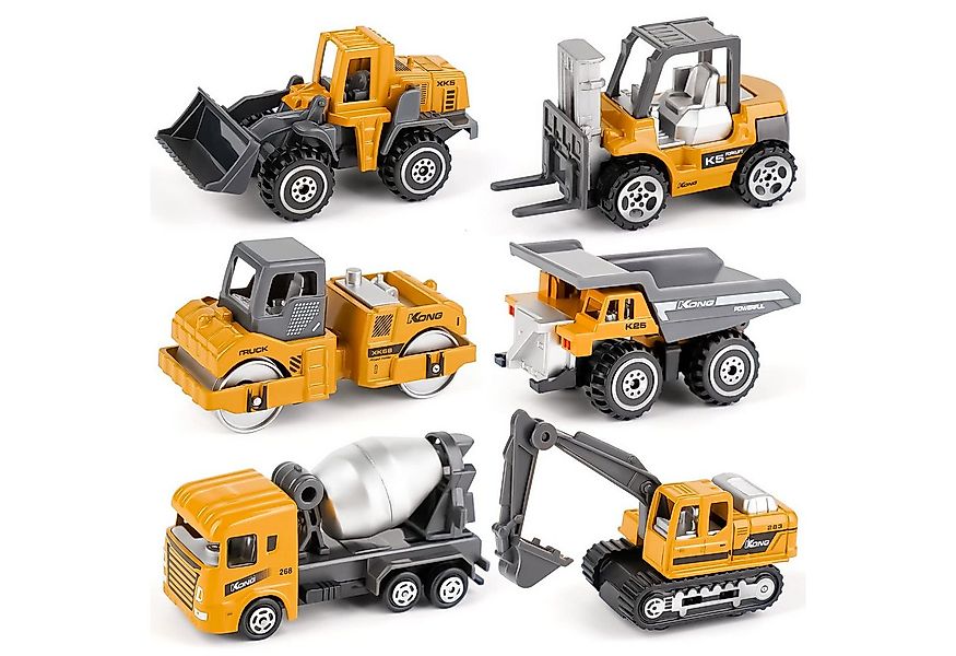 CLTYQ Spielzeug-Baumaschine Baustellenfahrzeuge, Construction Set mit versc günstig online kaufen