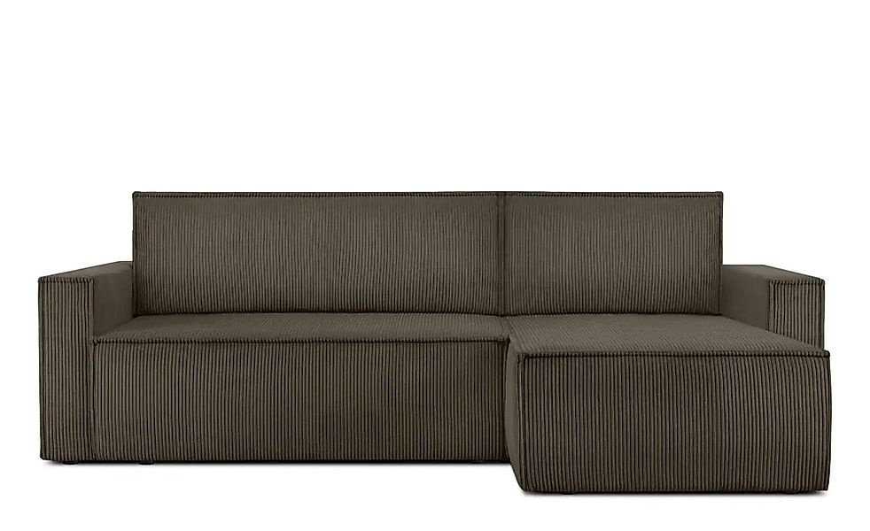 KONSIMO Ecksofa  Napi ¦ braun ¦ Maße (cm): B: 246 H: 89 Polstermöbel > Sofa günstig online kaufen