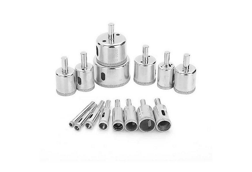 MC Star Bohrer- und Bit-Set 15 Tlg Set Diamantbohrer Glasbohrer, (Bohrkrone günstig online kaufen
