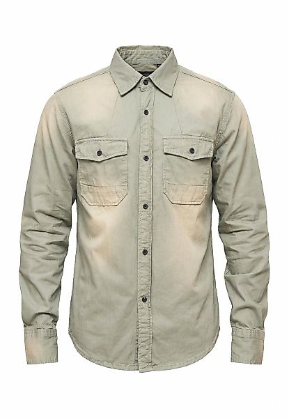 Brandit Langarmhemd "Brandit Herren Hardee Denim Shirt" 1 Stk. günstig online kaufen
