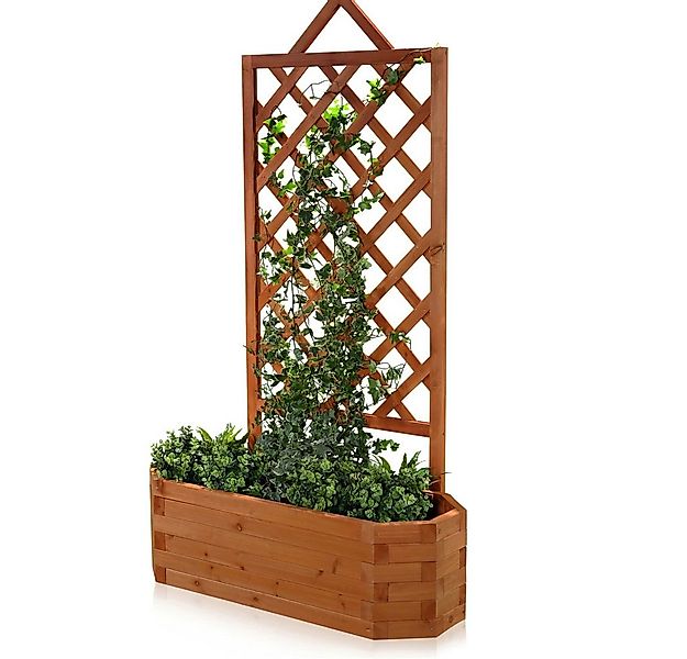 Mucola Rosenbogen Spalier mit Blumenkasten Rankgitter Rosengitter Rankhilfe günstig online kaufen