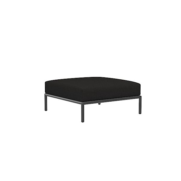 LEVEL2 Outdoor Ottoman Lounge-Modul 3 Kohle Dunkelgrau günstig online kaufen