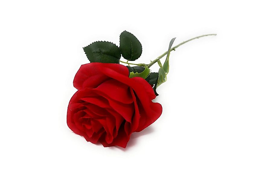 Kunstblume Rot, Durchmesser 7 cm, Emerald, Höhe 45 cm, Farbe: Rot, Motiv: B günstig online kaufen