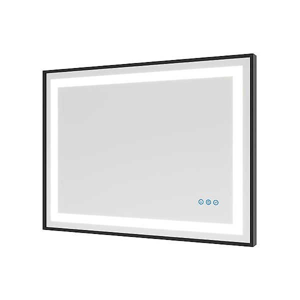 Aquabatos LED Badspiegel 80 x 60 cm Spiegel mit Beleuchtung Kaltweiß Warmwe günstig online kaufen