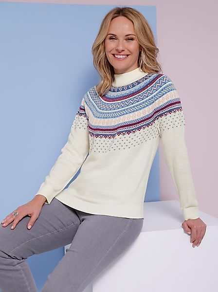 Classic Basics Norwegerpullover "Stehkragen-Pullover" günstig online kaufen