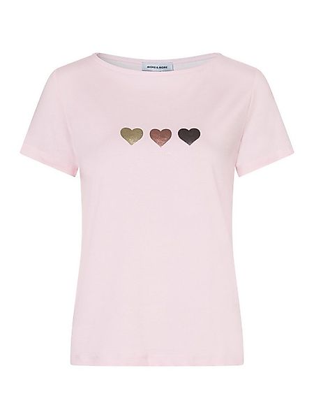 MORE&MORE Kurzarmshirt süßes Herzchen-Kurzarmshirt günstig online kaufen