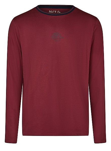 Phil & Co. Pyjamaoberteil Herren Pyjamashirt günstig online kaufen