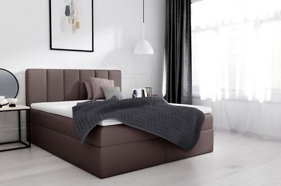 JVmoebel Bett Boxspringbett Doppelbett mit Bettkasten Ehebett Betten Polste günstig online kaufen