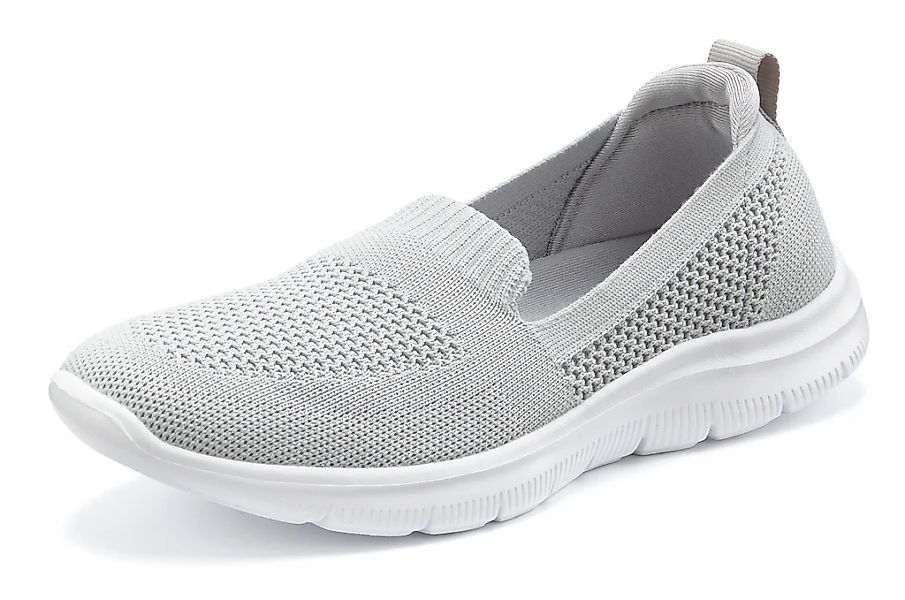 LASCANA Slipper, Slip-On-Sneaker, Halbschuh, ultraleichter Sneaker, VEGAN günstig online kaufen