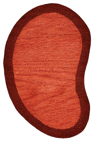 THEKO Wollteppich "Gabbeh Super, Handweb, Teppich, Bordüre, reine Wolle" ov günstig online kaufen