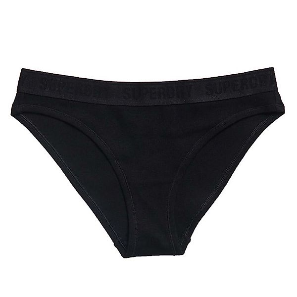 Superdry Ribbed Bikini Slip M Black günstig online kaufen