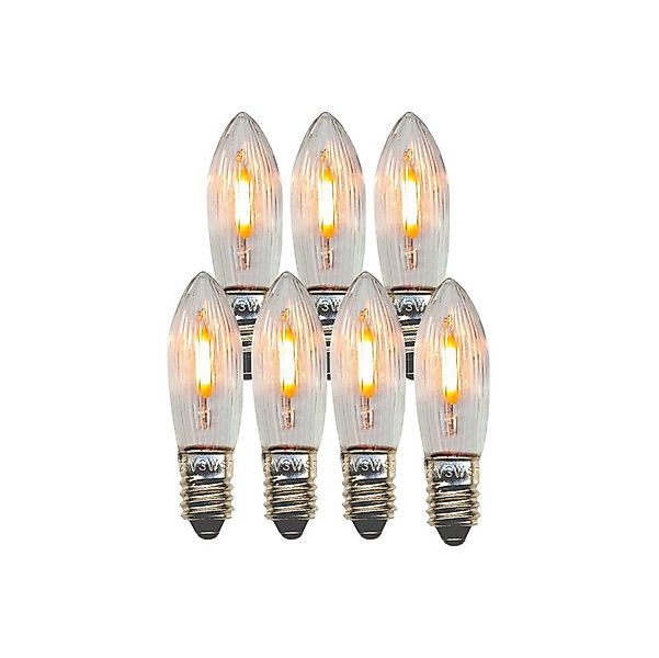 STAR TRADING LED-Kerze E10 Filament Riffel-Kerze günstig online kaufen