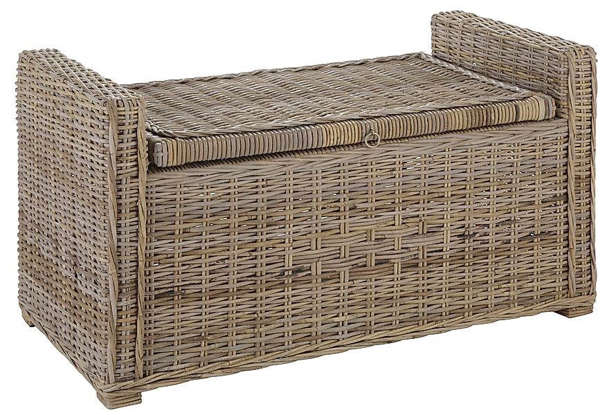 Home affaire Sitztruhe "Schönerempfang, TOPSELLER" Rattan-Bank, OTTOs Choic günstig online kaufen