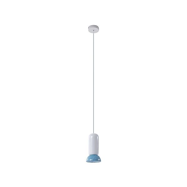 Lindby Pendelleuchte Kerimi 10020087 Skandinavisch in Weiß aus Keramik 1-fl günstig online kaufen